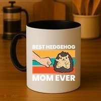 Best Hedgehog Mom Ever Love Hedgehogs Gift Coffee Mug thumb 4