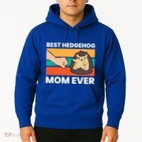 Best Hedgehog Mom Ever Love Hedgehogs Gift Hoodie thumb 2
