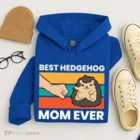 Best Hedgehog Mom Ever Love Hedgehogs Gift Hoodie thumb 4