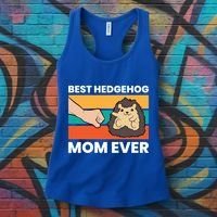 Best Hedgehog Mom Ever Love Hedgehogs Gift Women's Tank Top thumb 3