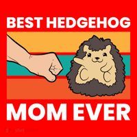 Best Hedgehog Mom Ever Love Hedgehogs Gift Santa Hat thumb 1