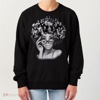 Black History Month I Love My Roots Back Powerful BLM Women's Sweatshirt thumb 0