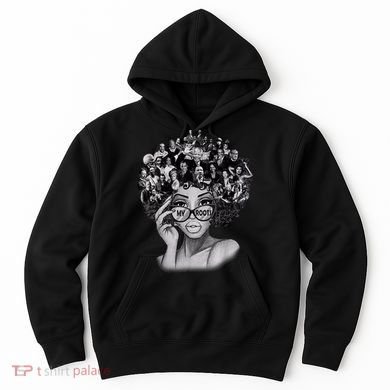 Black History Month I Love My Roots Back Powerful BLM Hoodie