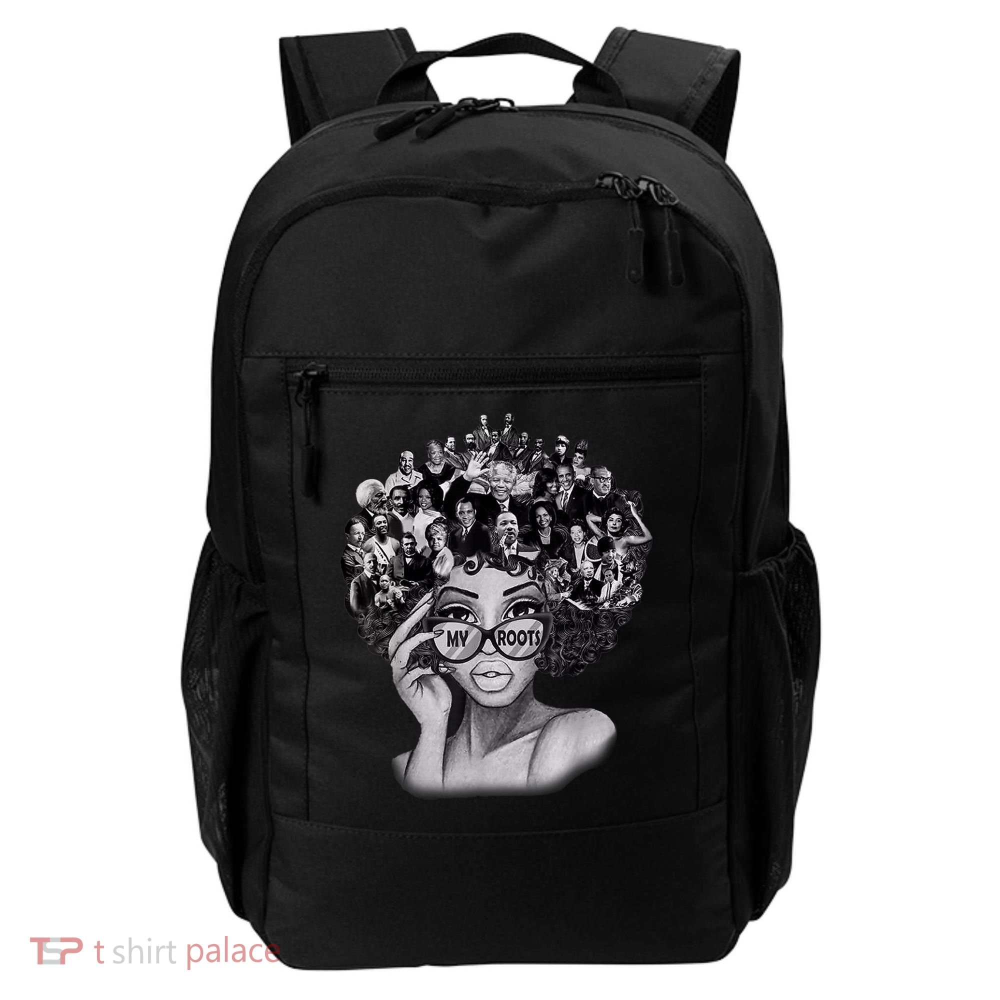 Black History Month I Love My Roots Back Powerful BLM Backpack