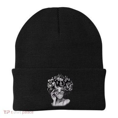 Black History Month I Love My Roots Back Powerful BLM Beanie