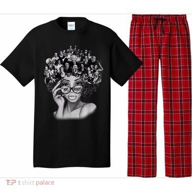 Black History Month I Love My Roots Back Powerful BLM Pajama Set