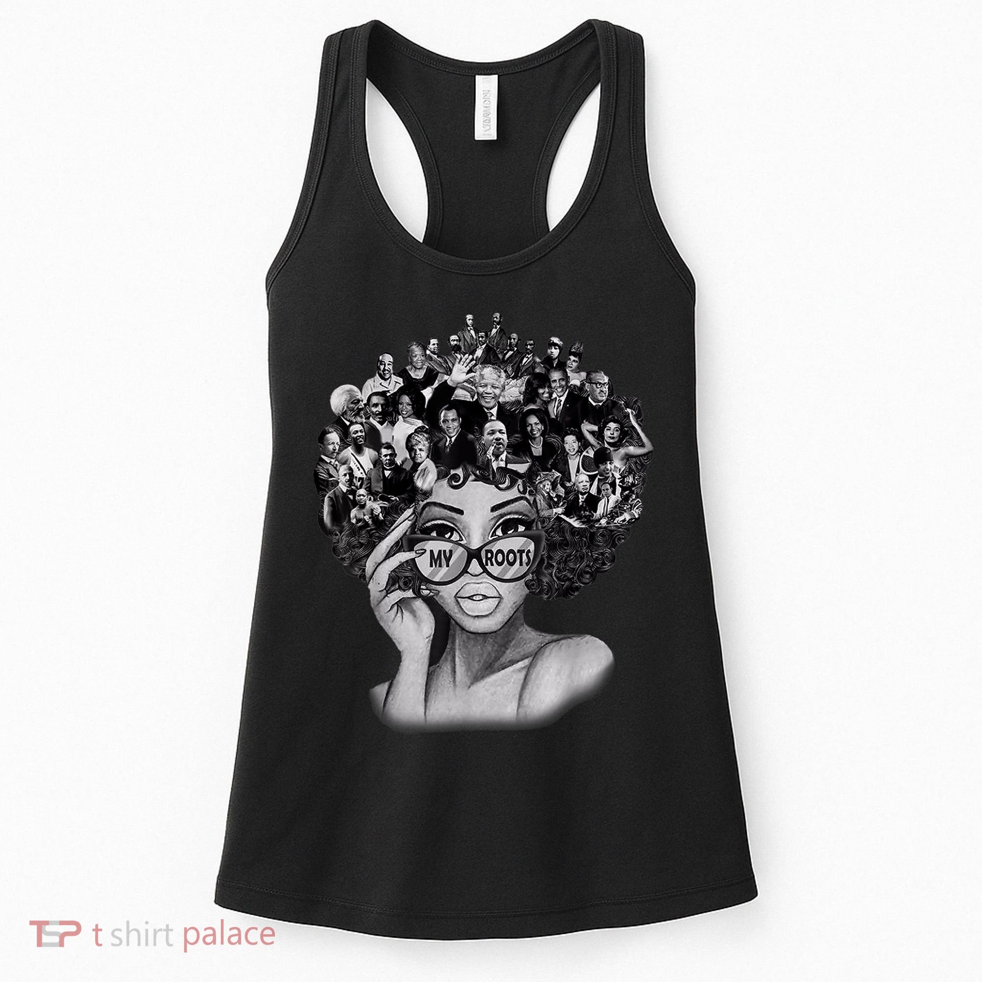 Black History Month I Love My Roots Back Powerful BLM Women's Tank Top