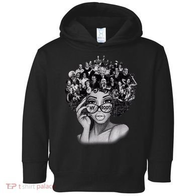 Black History Month I Love My Roots Back Powerful BLM Toddler Hoodie
