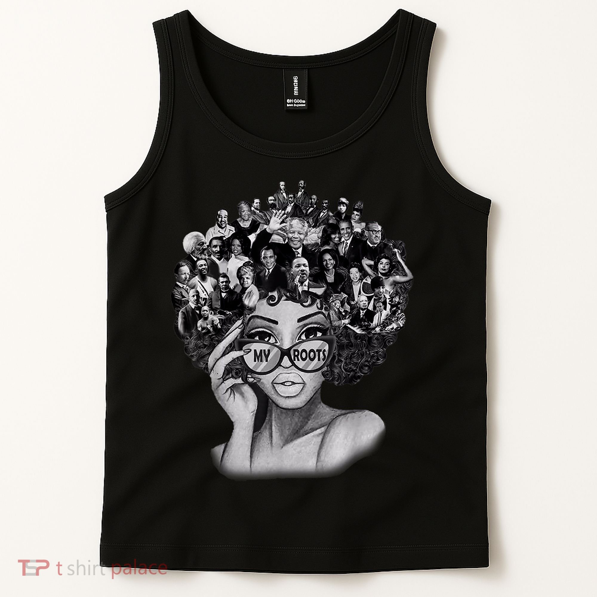 Black History Month I Love My Roots Back Powerful BLM Tank Top