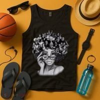 Black History Month I Love My Roots Back Powerful BLM Tank Top thumb 4