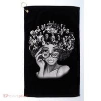 Black History Month I Love My Roots Back Powerful BLM Golf Towel thumb 0