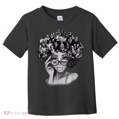 Black History Month I Love My Roots Back Powerful BLM Toddler T-Shirt