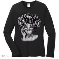 Black History Month I Love My Roots Back Powerful BLM Women's Long Sleeve Shirt thumb 0