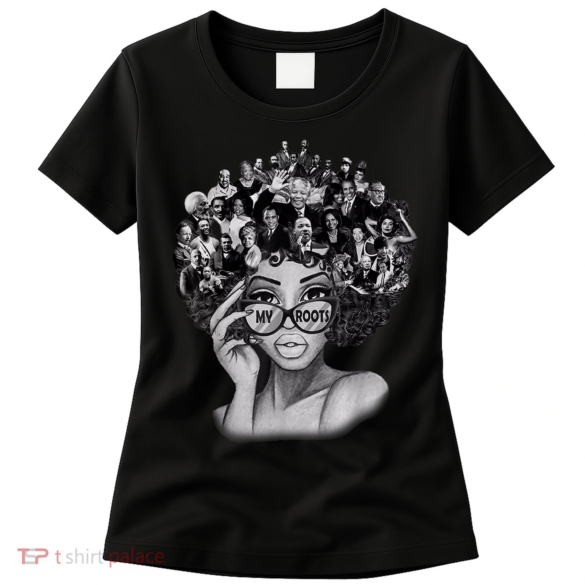 Black History Month I Love My Roots Back Powerful BLM Women's T-Shirt
