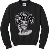 Black History Month I Love My Roots Back Powerful BLM Kids Sweatshirt thumb 0