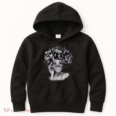 Black History Month I Love My Roots Back Powerful BLM Kids Hoodie