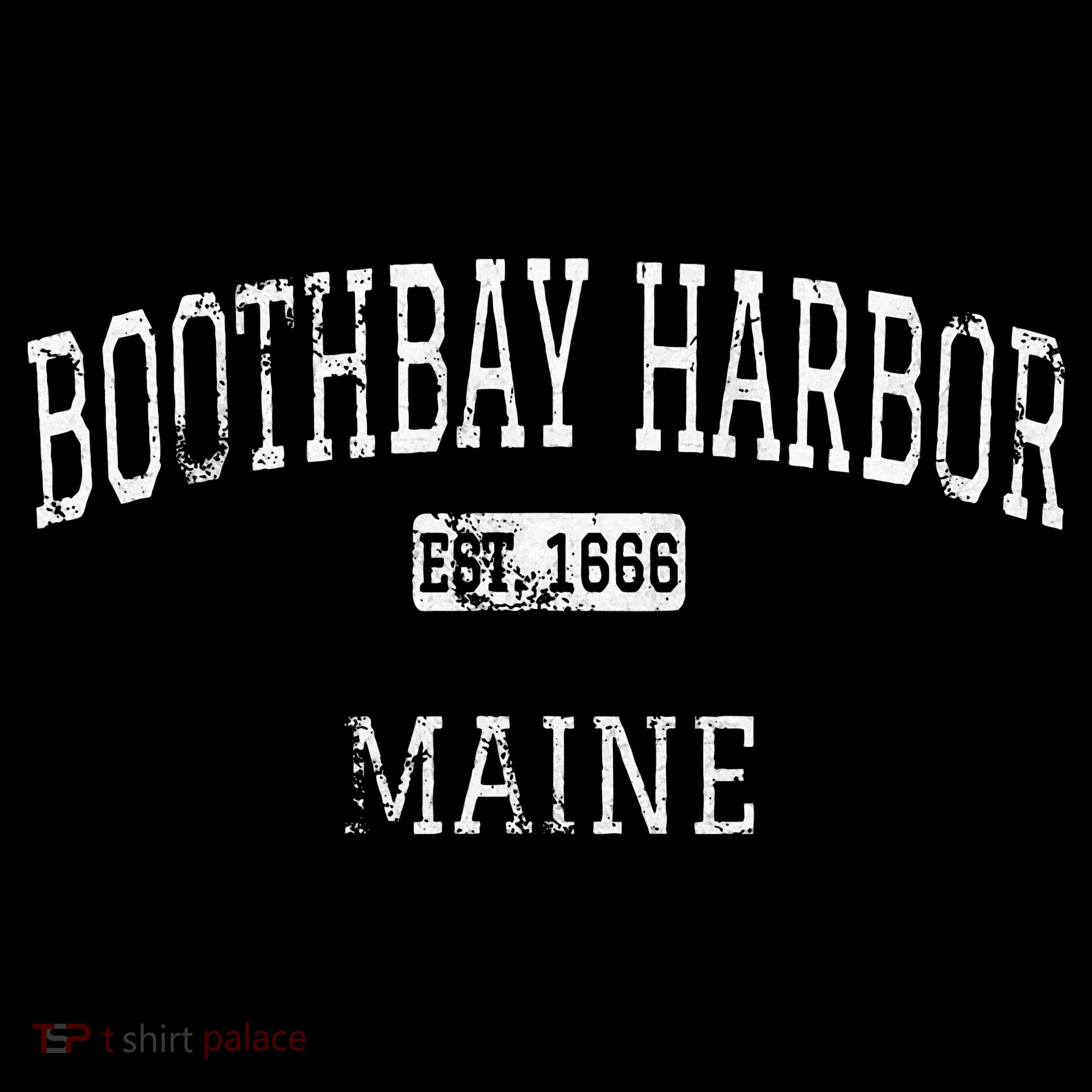 Boothbay Harbor Maine Me Vintage T-Shirt