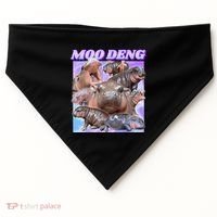 Baby Hippo Moo Deng USA-Made Doggie Bandana thumb 0