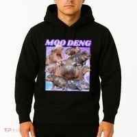 Baby Hippo Moo Deng Hoodie thumb 2