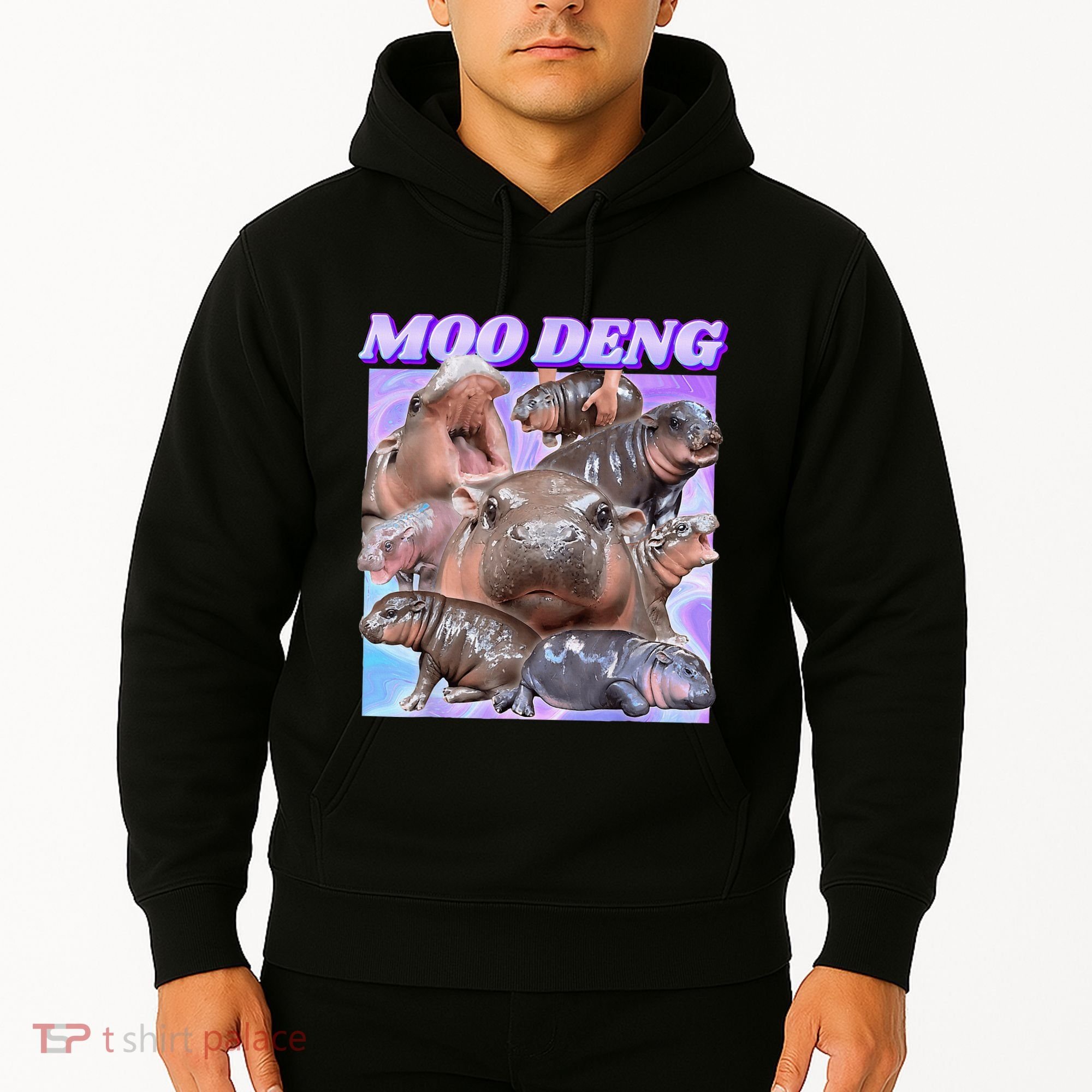Baby Hippo Moo Deng Hoodie