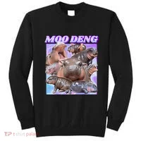 Baby Hippo Moo Deng Sweatshirt thumb 0