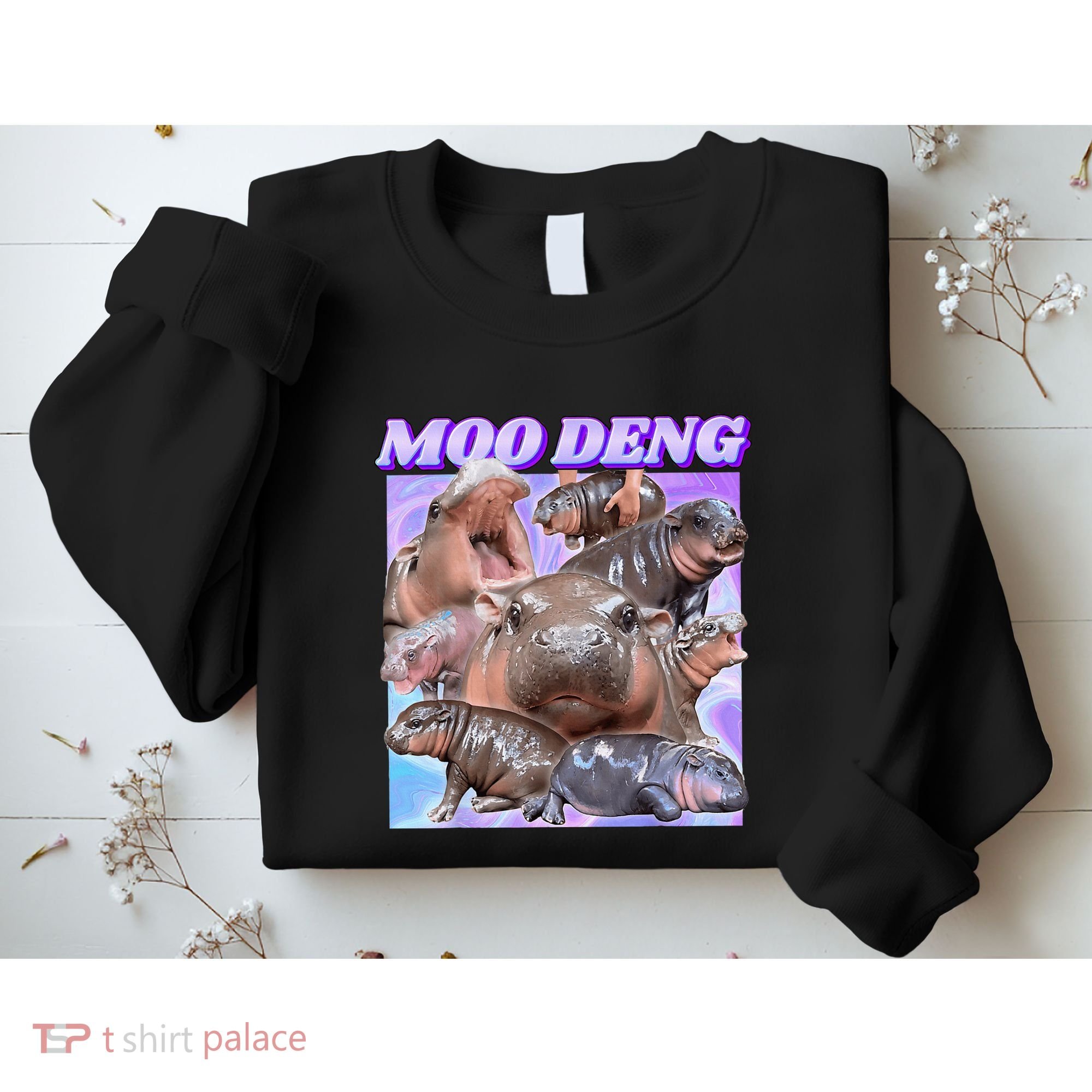Baby Hippo Moo Deng Sweatshirt