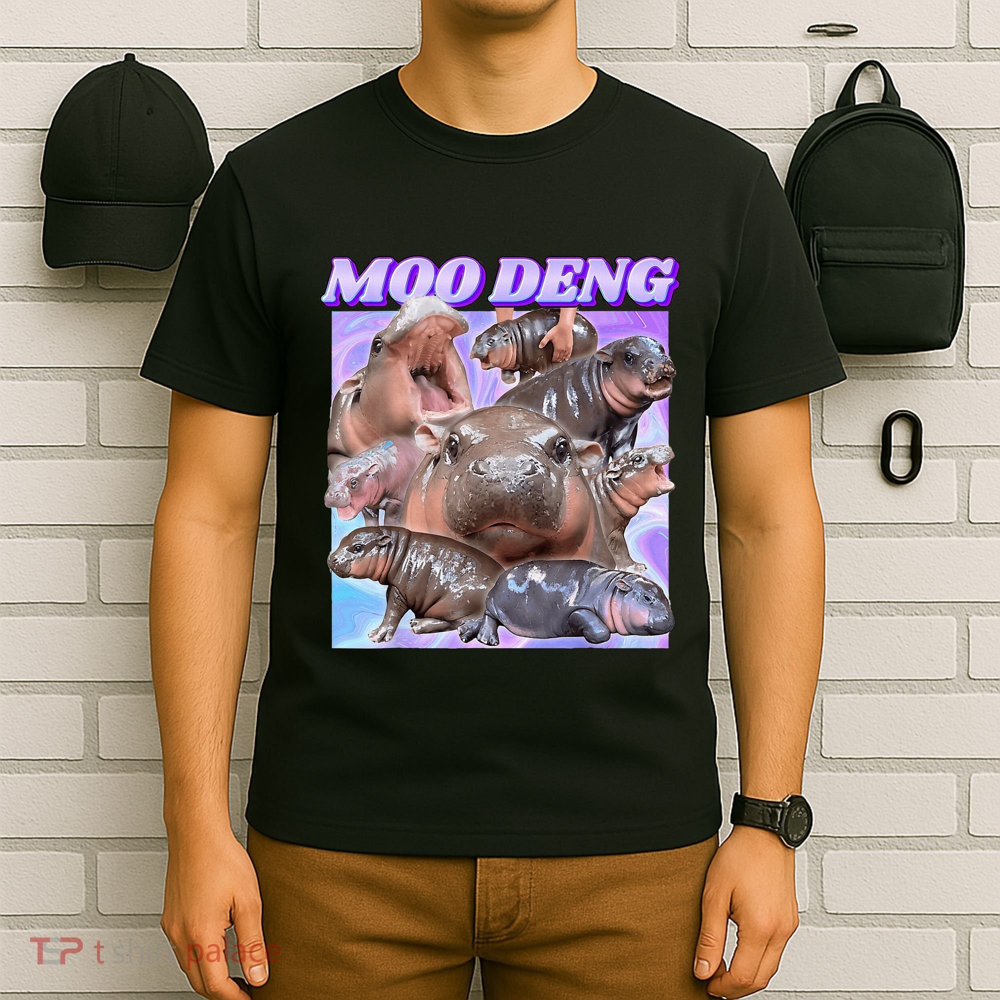 Baby Hippo Moo Deng T-Shirt