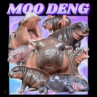 Baby Hippo Moo Deng Bucket Hat thumb 4