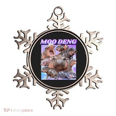 Baby Hippo Moo Deng Ornament
