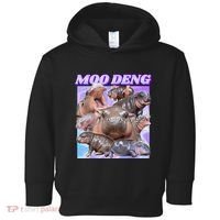 Baby Hippo Moo Deng Toddler Hoodie thumb 0