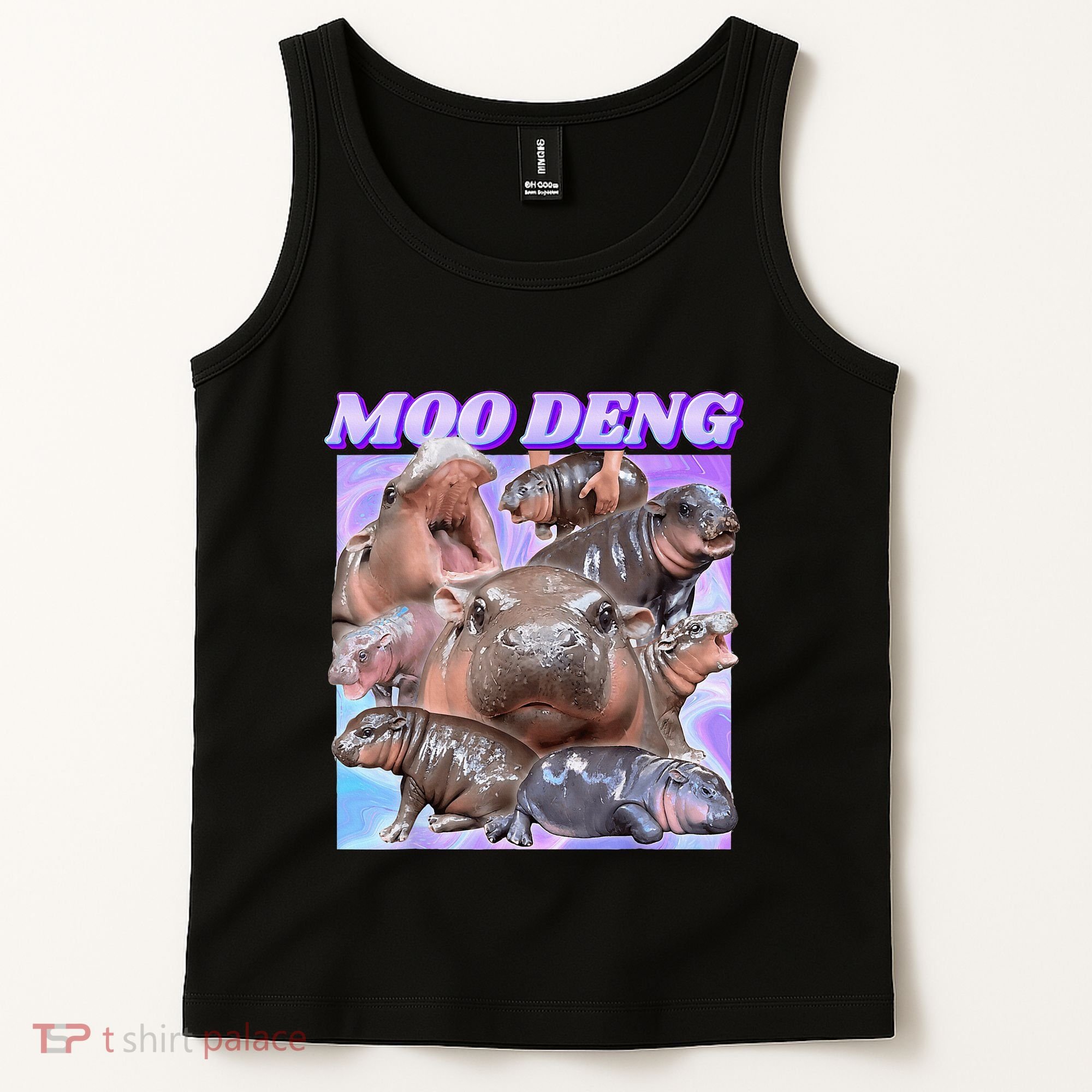 Baby Hippo Moo Deng Tank Top