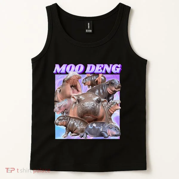 Baby Hippo Moo Deng Tank Top