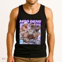 Baby Hippo Moo Deng Tank Top thumb 3