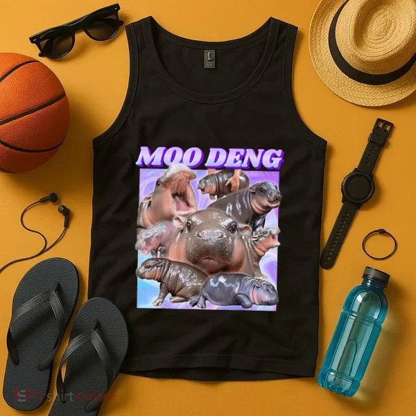 Baby Hippo Moo Deng Tank Top