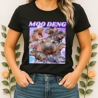 Baby Hippo Moo Deng Women's T-Shirt thumb 2