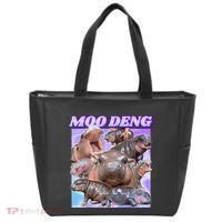 Baby Hippo Moo Deng Tote Bag thumb 0