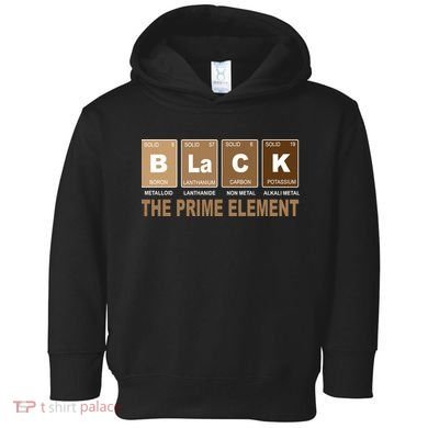 Black History Month Prime Element Toddler Hoodie
