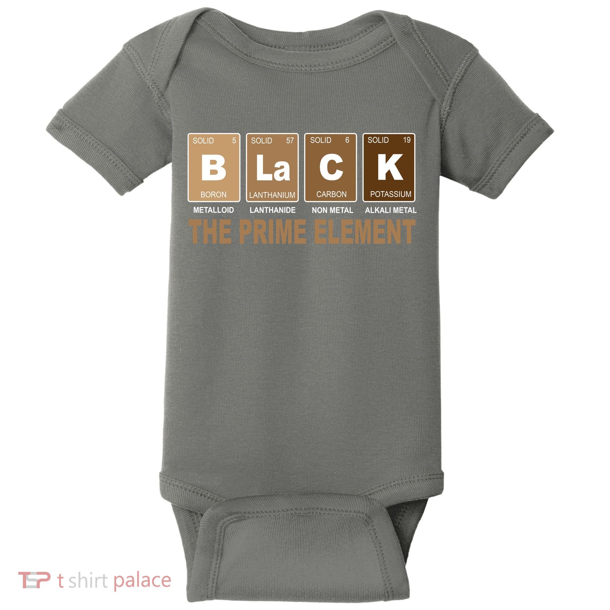 Black History Month Prime Element Baby Bodysuit