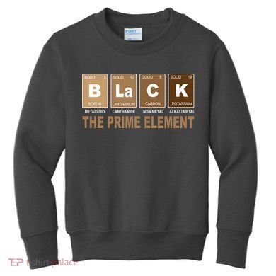 Black History Month Prime Element Kids Sweatshirt