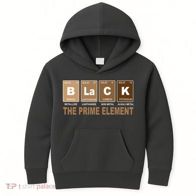 Black History Month Prime Element Kids Hoodie
