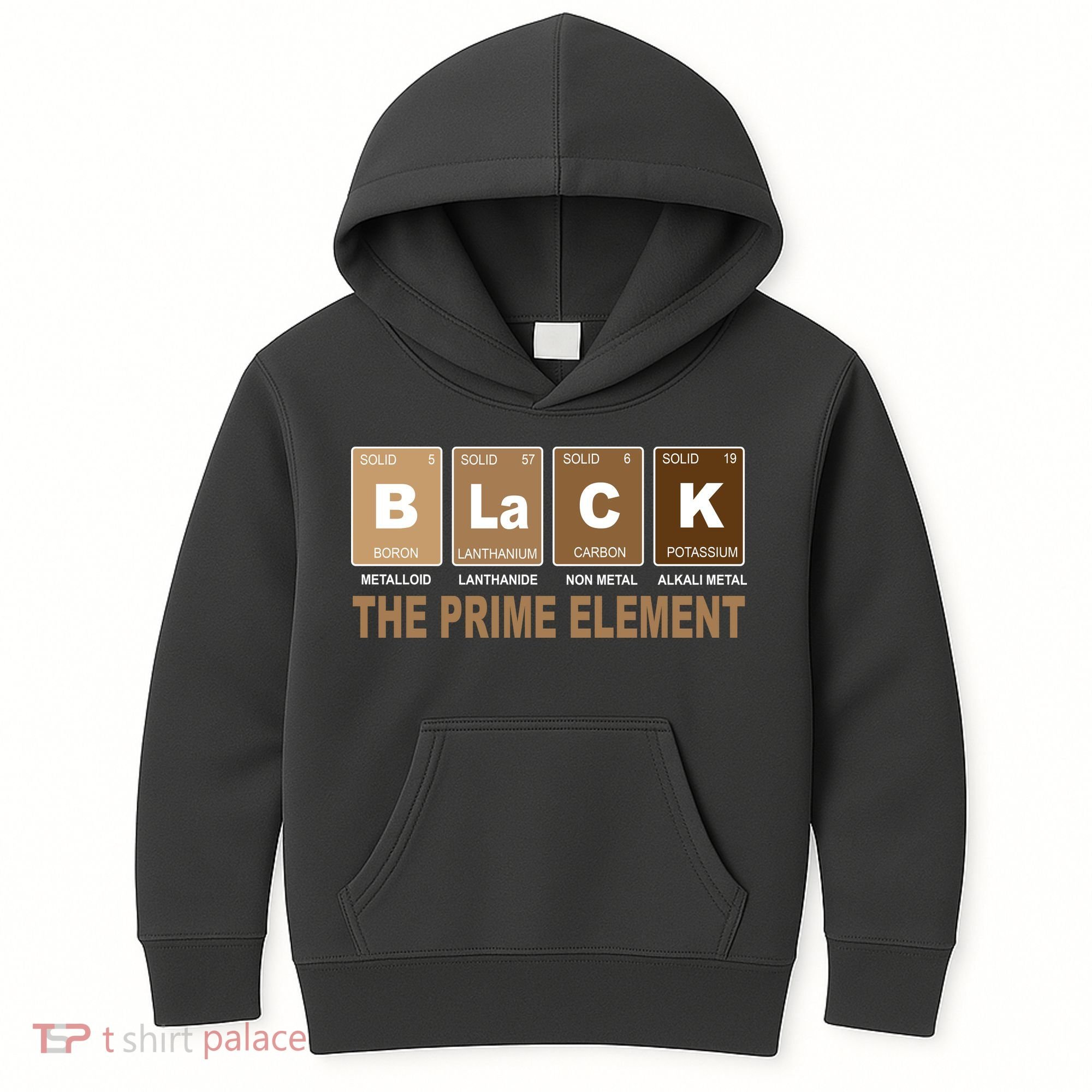 Black History Month Prime Element Kids Hoodie