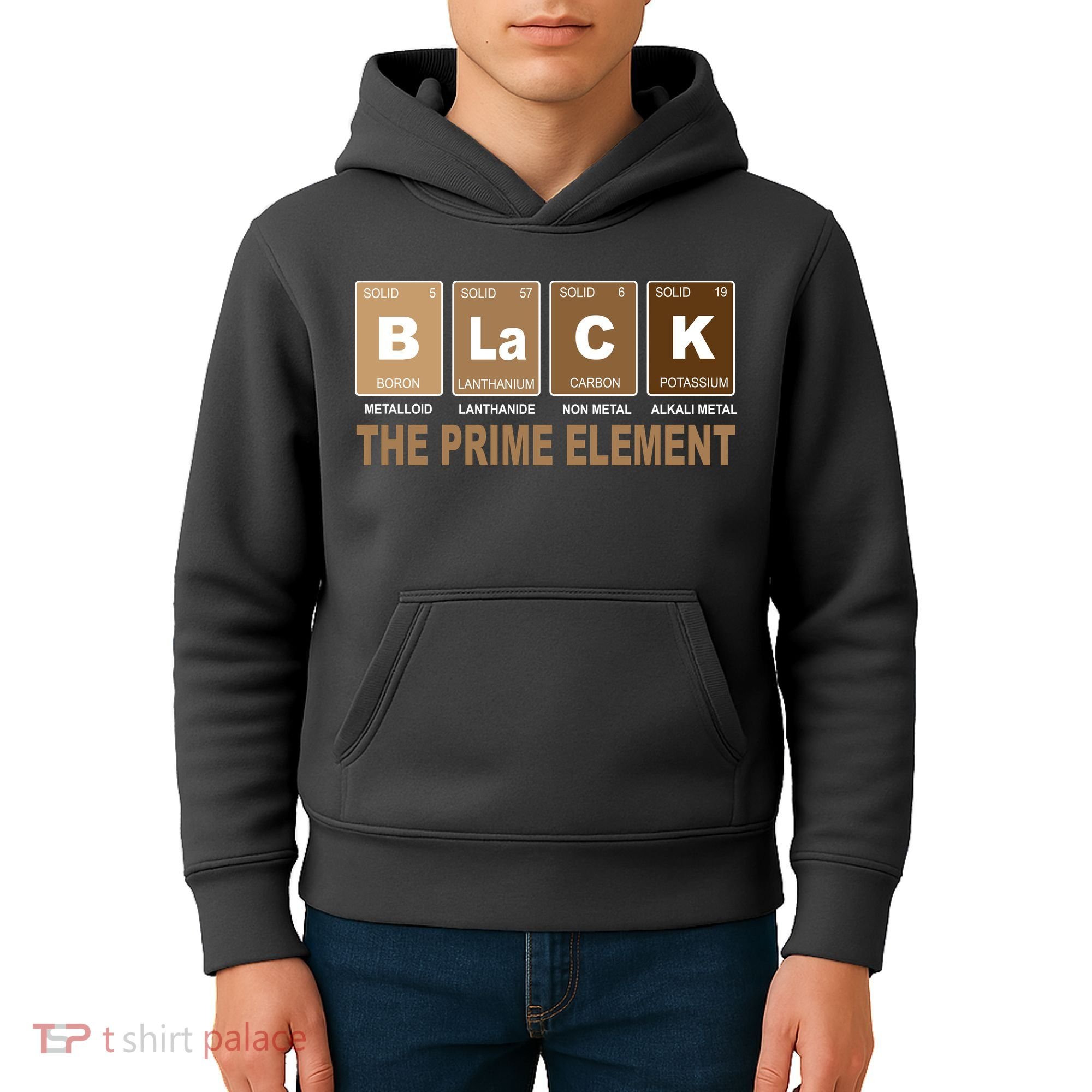 Black History Month Prime Element Kids Hoodie