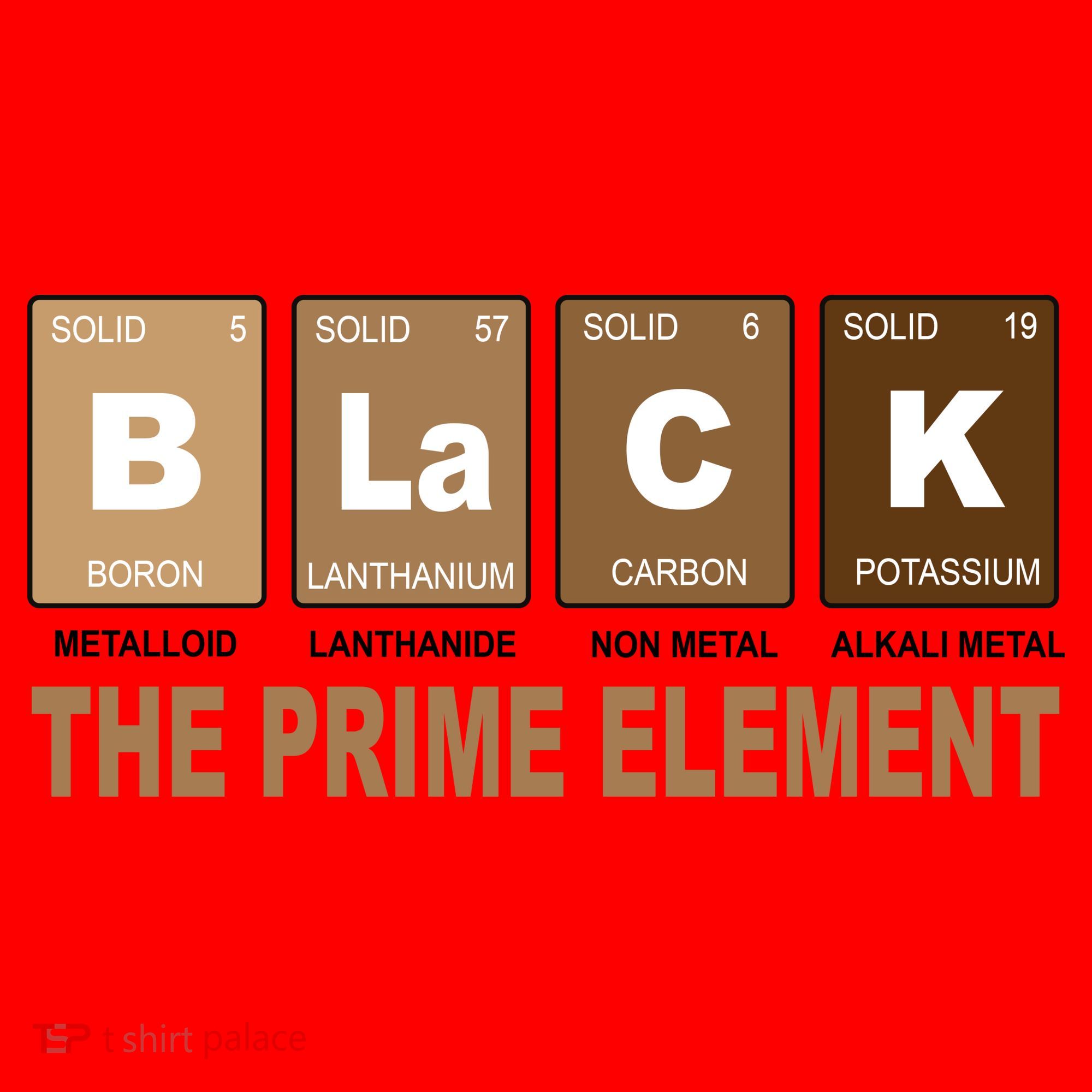 Black History Month Prime Element Santa Hat
