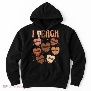 Black History Month I Teach Black History Teacher Retro Hoodie