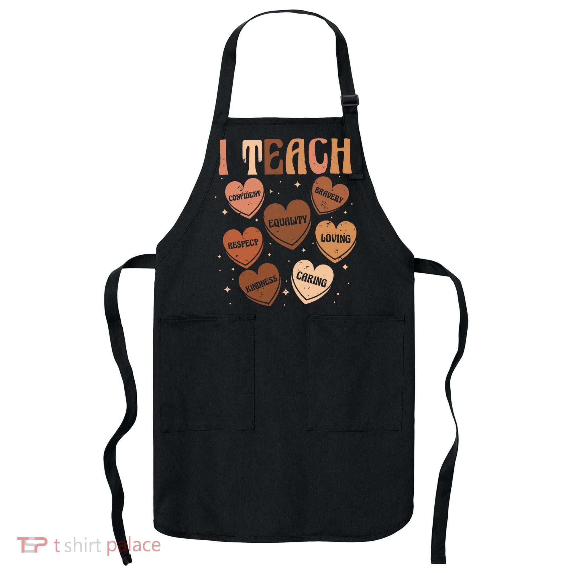 Black History Month I Teach Black History Teacher Retro Apron