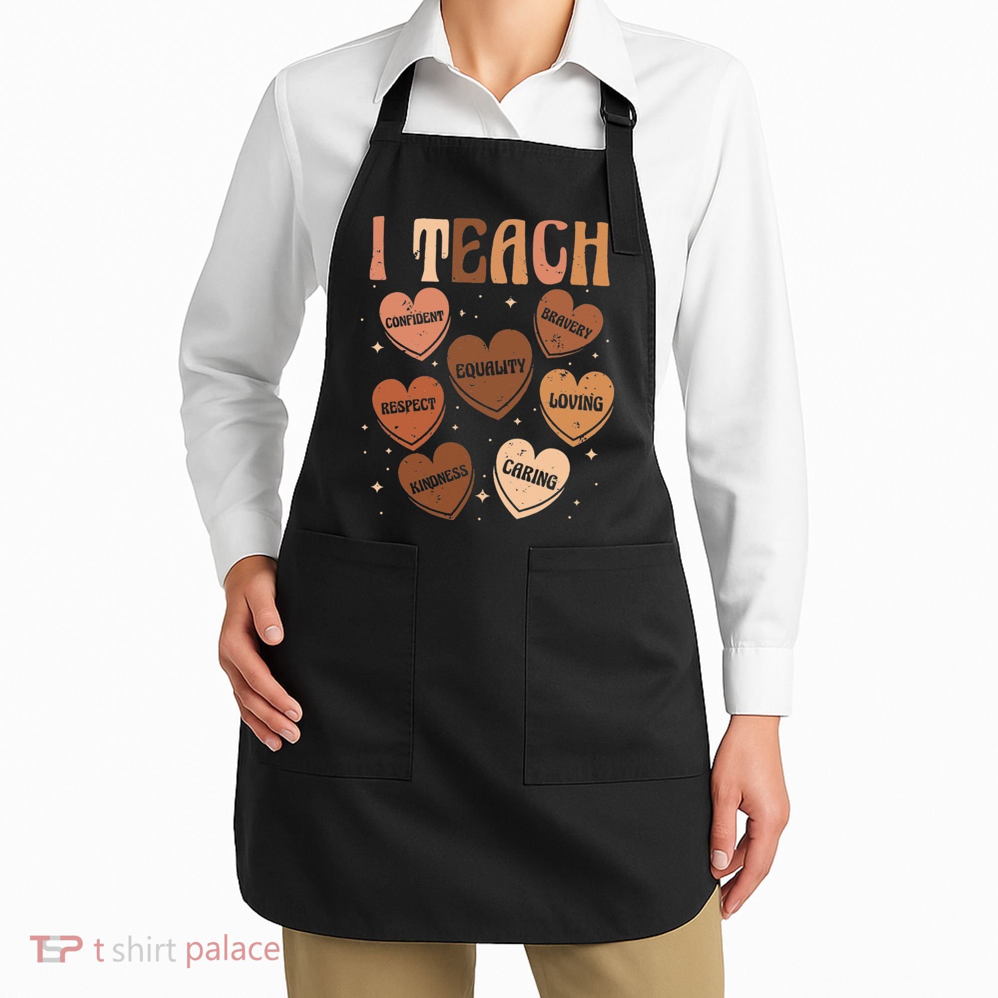 Black History Month I Teach Black History Teacher Retro Apron