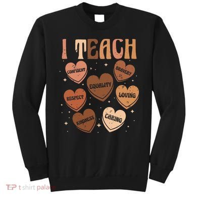 Black History Month I Teach Black History Teacher Retro Sweatshirt