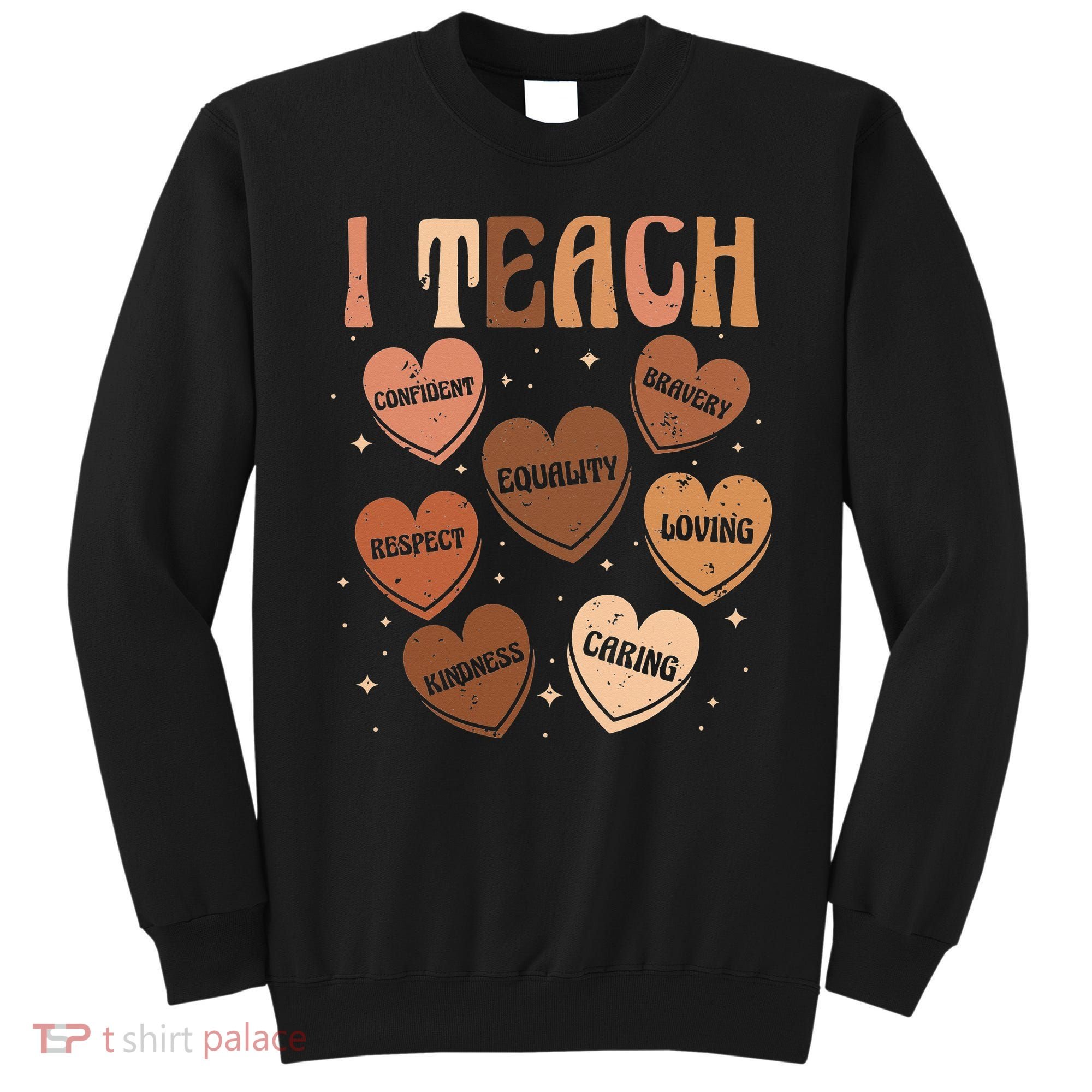 Black History Month I Teach Black History Teacher Retro Sweatshirt