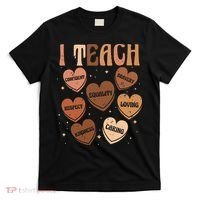 Black History Month I Teach Black History Teacher Retro T-Shirt thumb 0