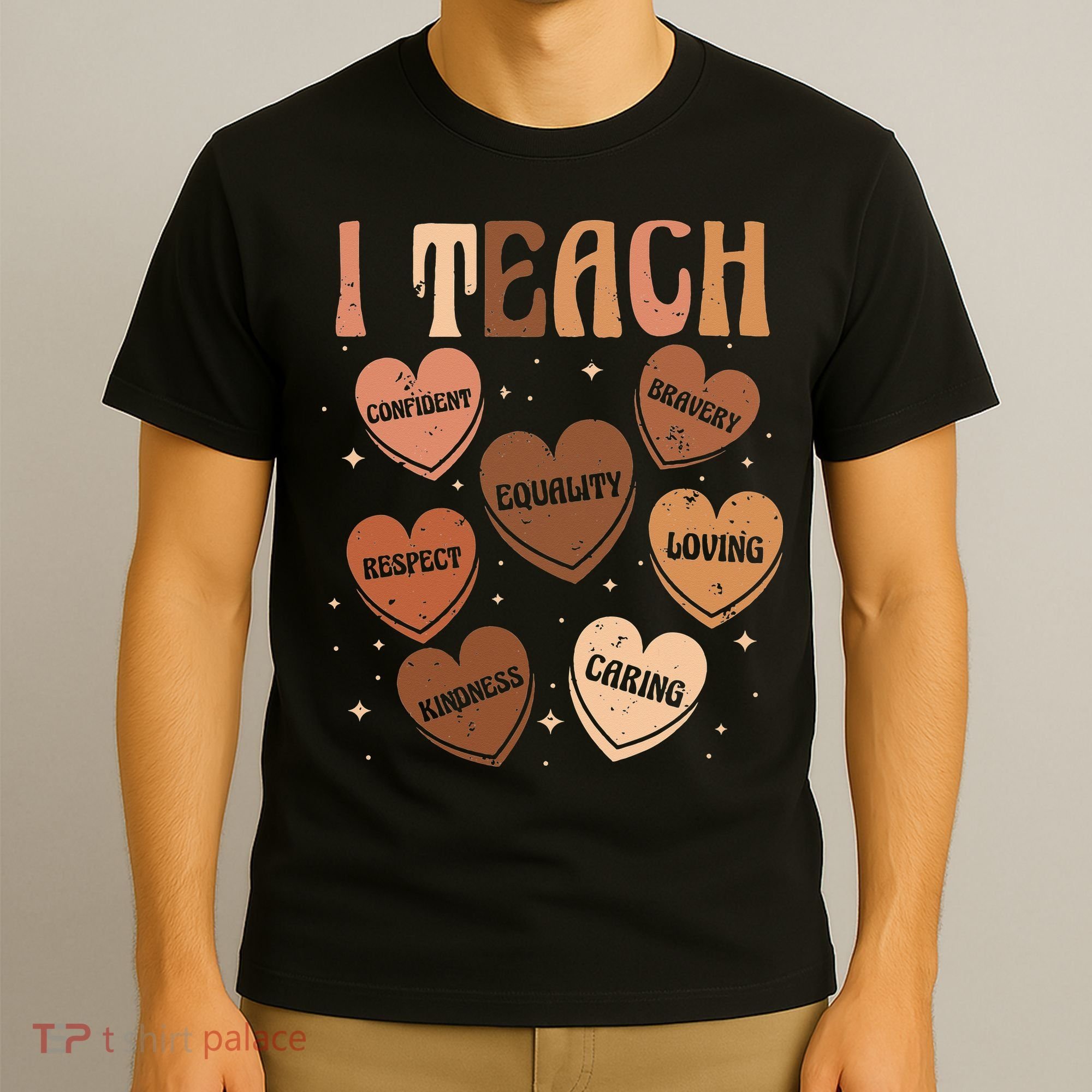 Black History Month I Teach Black History Teacher Retro T-Shirt